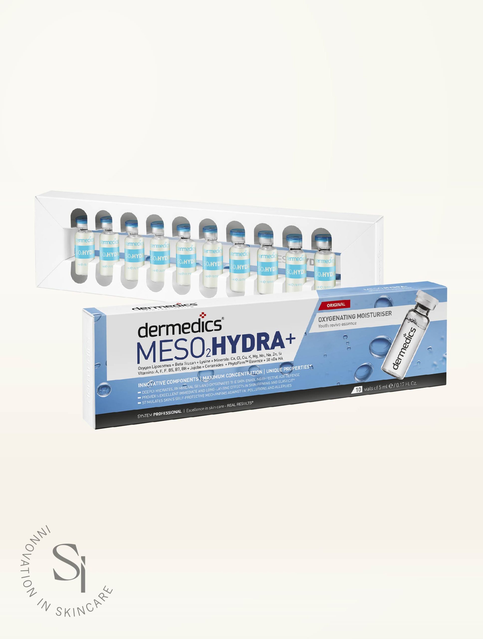 MESO HYDRA – Hydra Deluxe Szérum Oxigén liposzómákkal és Béta glukánnal