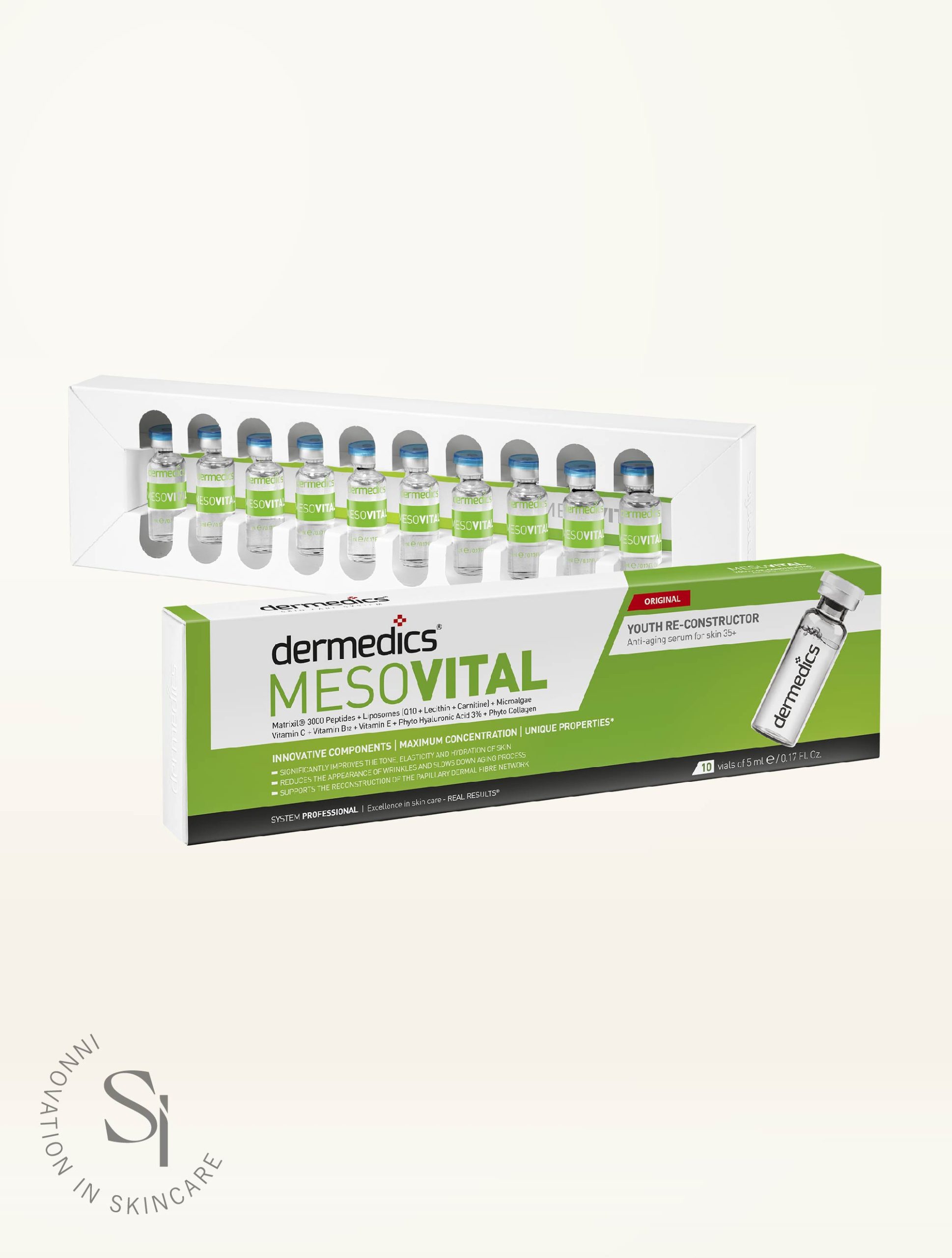 MESO VITAL-regeneráló szérum őssejtekkel, liposzómákkal és Q10-el